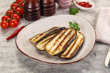  Vegan Grilled eggplant slices snack