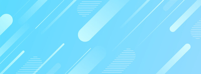 Modern vibrant blue geometric abstract background featuring sleek diagonal lines and soft rounded shapes, creating a dynamic and professional visual for digital designs and web banners