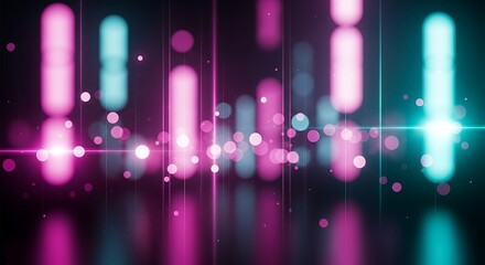 Vibrant Abstract Digital Art Background.