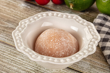 Japanese rice dessert mochi cake