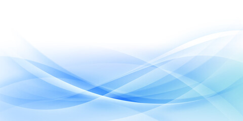 Modern blue wave abstract background design. Vector illustration.