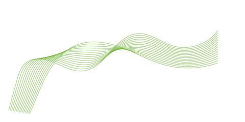 Abstract vector colorful wave element for design