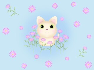 ネコの背景　E-3