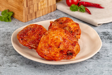 Baked marinated crispy chicken tighs