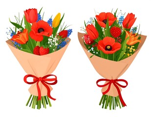Vibrant Floral Bouquet Arrangement for Gifting