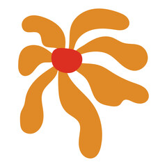 Abstract Groovy Flower