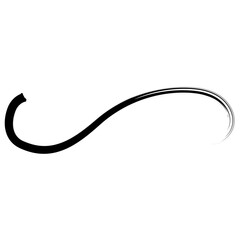 Hand Drawn Brush Line