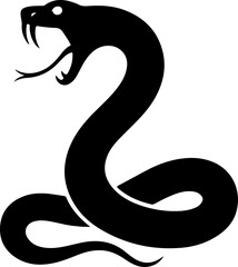 snake  silhouette vector illustration