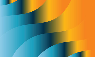 Abstract curves with orange and teal gradients subtly intersect creating a layered dimensional background