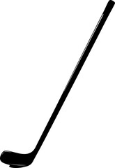 hockey stick silhouette vector illustration