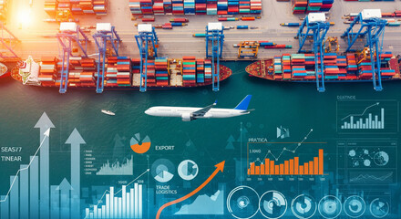 Global Trade and Logistics with Shipping, Air Cargo, and Data Analytics