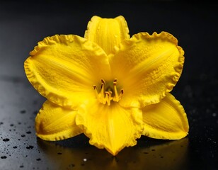 Close-up of a vibrant yellow flower (1)