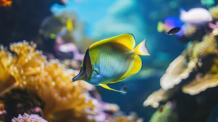 Obraz premium Tropical Marine Life: Colorful Fish, Coral Reefs, Underwater Scuba Diving & Egyptian Ocean Vistas