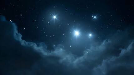 Radiant Milky Way in a Dreamy Night Sky with Shining Stars and a Touch of Dawn Light