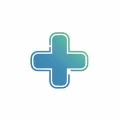 Fototapeta premium medical cross icon