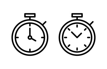 stopwatch icon vector illustration. Timer sign and symbol. Countdown icon. Period of time