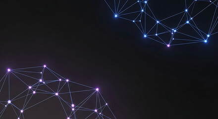 Minimal Sci-fi Lines With Glowing Points