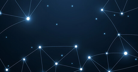 Subtle Minimal Digital Connection Background