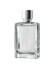 Rectangular glass perfume bottle