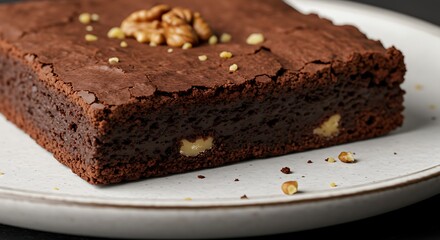 Chocolate brownie dessert