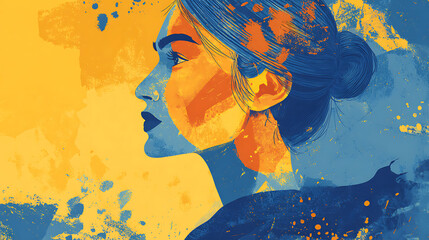 Digital art representing the strength and courage of women on International Women's Day (2)