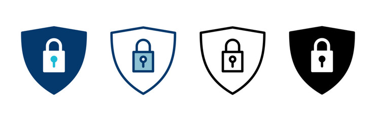 Security icon vector isolated on white background. protection icon. privacy. vpn