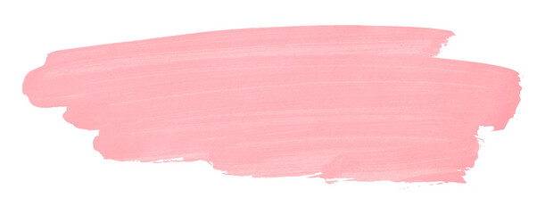 Abstract pink watercolor background. Hand drawn artistic style. Isolated on transparent background.