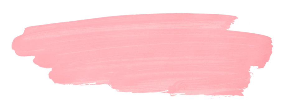 Abstract pink watercolor background. Hand drawn artistic style. Isolated on transparent background.