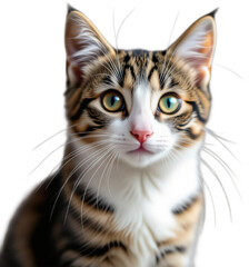 portrait of a cute cat.