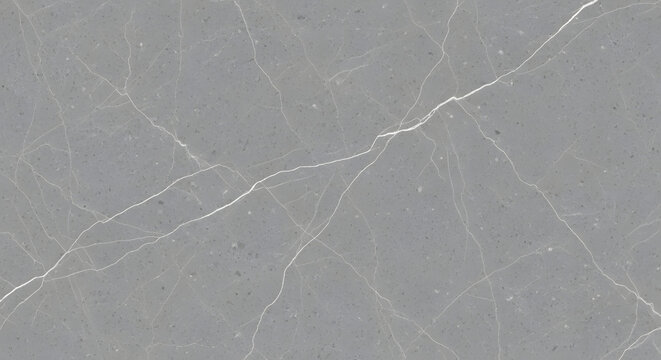 Gray quartz stone texture background with white veins and random pattern