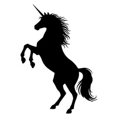 Unicorn vector silhouette