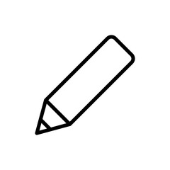 Pencil icon symbol for apps and websites. pen sign and symbol. edit icon vector