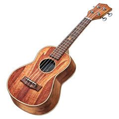 Fototapeta premium Musical Instrument, Ukulele, Studio, Illustration, Artistic, Perspective, Acoustic Design