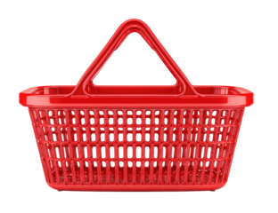 Red shopping basket