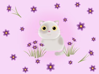 ブチネコの背景 F-2