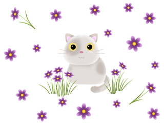 ブチネコの背景　F-1