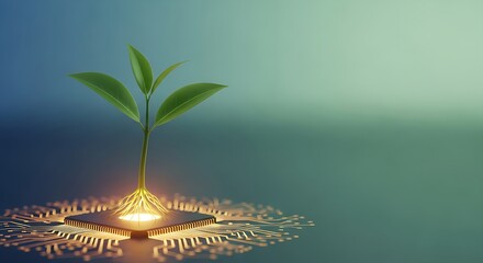 Innovative technology fostering sustainable growth and environmental prosperity through advanced digital solutions and green initiatives