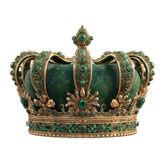 Fototapeta premium Ornate emerald crown