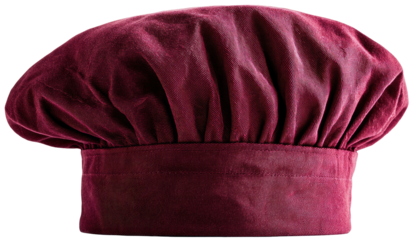 Burgundy chef's hat (1)