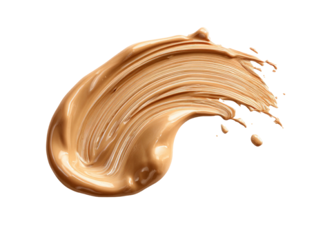 Creamy foundation smudge