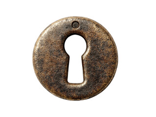 Rusty keyhole circle