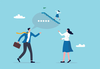 Business challenge, overcome difficulty or obstacle to achieve business success, effort, skill or aspiration to solve problem concept, ambitious businessman jump over hurdles to find higher obstacles.