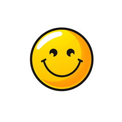 Fototapeta premium Illustration funny smaily emoji that has captured the entire world Map. Illustration funny smaily emoji that has captured the entire world Map.