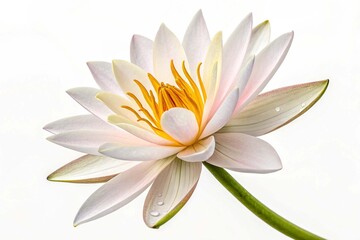 lilly flower on white background