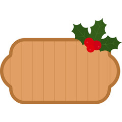 Christmas Wooden Signboard