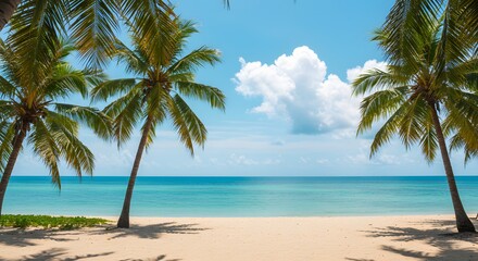 Fototapeta premium Tropical beach scene