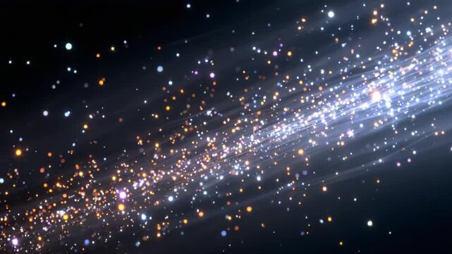 Celestial Dance: A mesmerizing display of cosmic wonder, this image captures the breathtaking beauty of a swirling galaxy, with countless stars twinkling against the inky blackness of space.