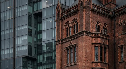 Modern and historic architecture