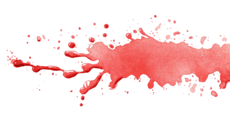 Abstract watercolor splatter