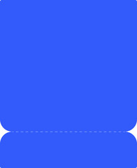 파란색 세로 쿠폰